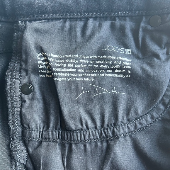 Joe’s Silver Metallic Flawless The Charlie High Rise Skinny Ankle Jeans size 26 - Picture 11 of 13